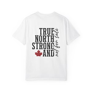 Happy Canada Day Maple Leaf T-Shirt | True North Strong Tee image 10
