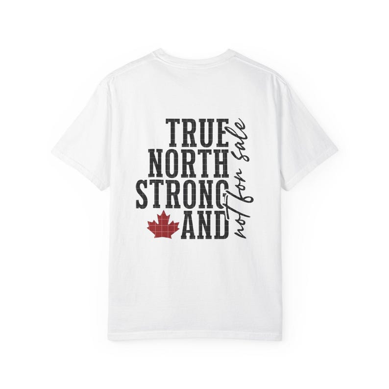 Happy Canada Day Maple Leaf T-Shirt | True North Strong Tee image 10