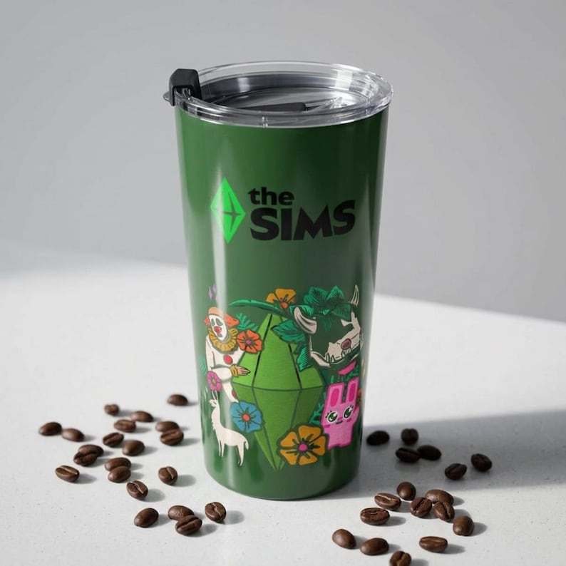 Copo térmico The Sims Plumbob Characters | 590ml (20oz) imagem 3