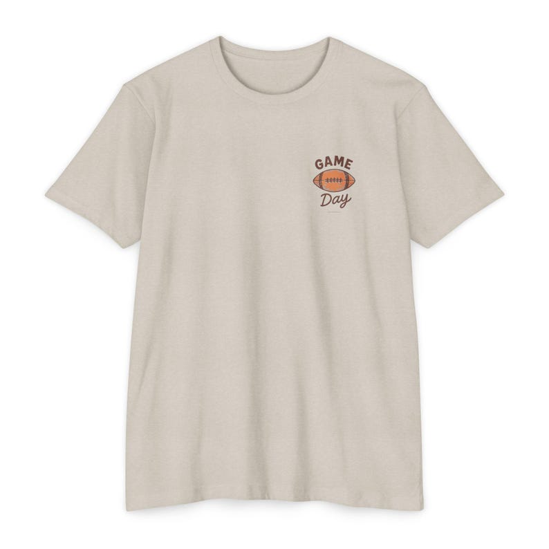 American Futboll T-shirt | Football Player Silhouette, Yo Amor ,Heart Accent image 5