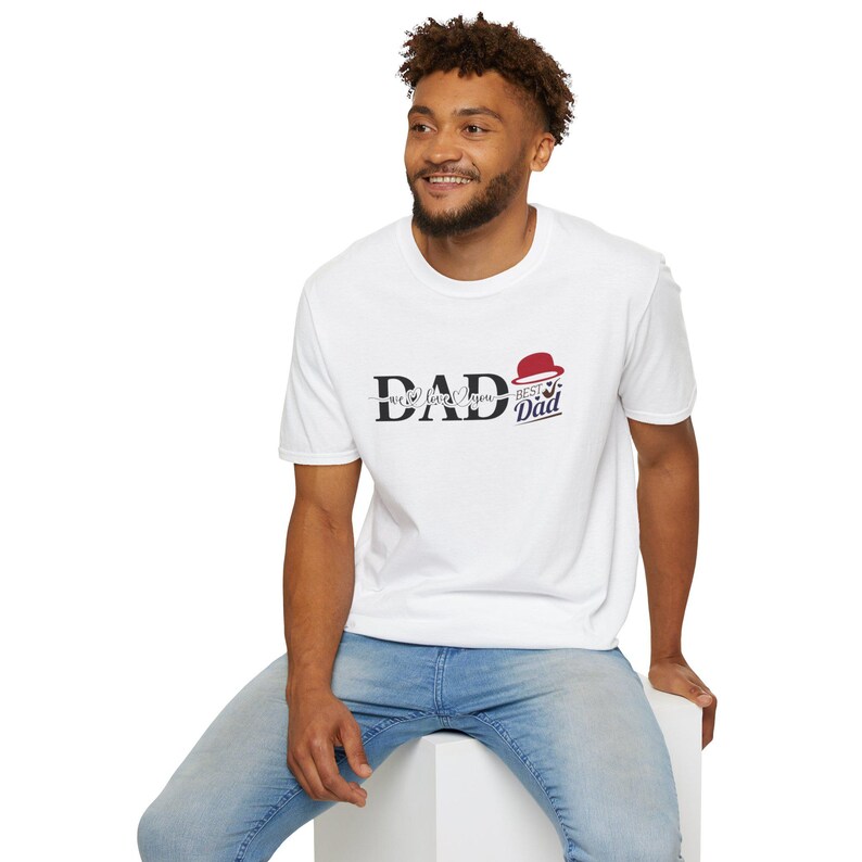 DAD T-Shirt | Happy Father's Day, Vintage Hat Graphic image 16