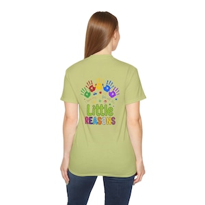 Colorful Handprints Little Reasons Tee | Kids Charity Awareness Shirt image 4