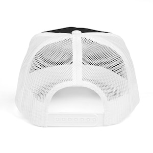 Camp Life Foam Trucker Hat | Camping Logo Mesh Cap image 4