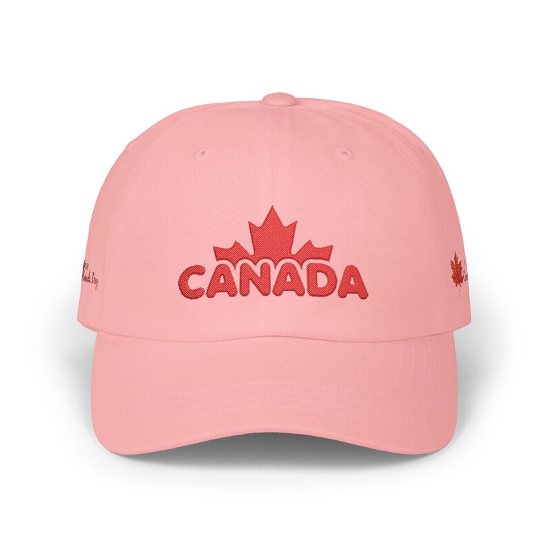 Happy Canada Day geborduurde papa-pet met esdoornblad | Zachte katoenen honkbalhoed afbeelding 9