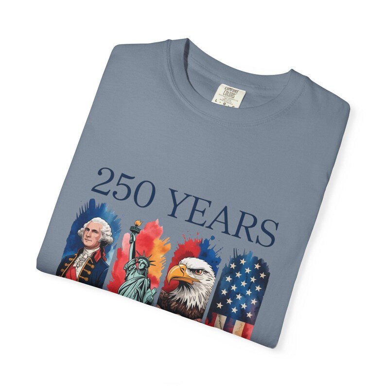 アメリカ建国250周年記念Tシャツ（1776年～2026年）｜愛国的な鷲、自由、国旗 画像 11