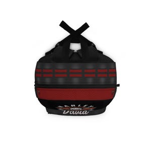 Personalized Vintage Harley Davidson Motorcycle Backpack | Skull Riders Graphic image 4