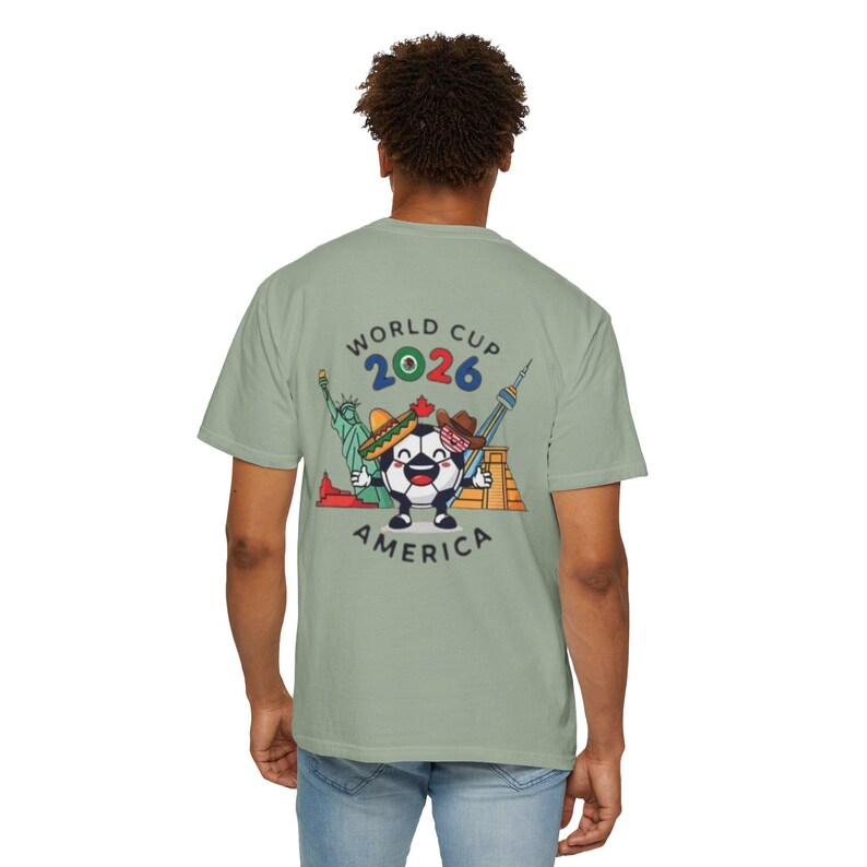 World Cup 2026 Mascots T-Shirt | USA Canada Mexico Soccer Tee image 6