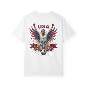 T-shirt WK voetbal 2026 America Soccer Mascottes | Amerikaans voetbalshirt afbeelding 5