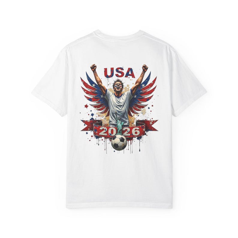 T-shirt WK voetbal 2026 America Soccer Mascottes | Amerikaans voetbalshirt afbeelding 5