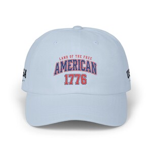 Bestickte amerikanische 1776 Dad Cap | Land der freien Vaterländischen Baseballmütze Bild 12
