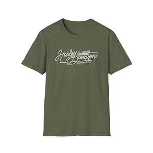 Harley Davidson Script Logo T-Shirt | Motorcycle Retro Tee image 9