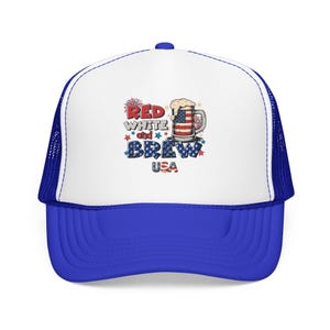 250e anniversaire, casquette de camionneur | USA Bière patriotique, indépendance américaine 1776 image 2