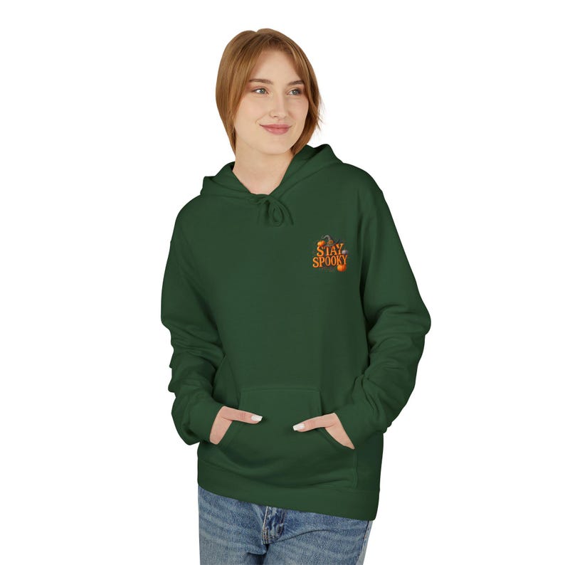 Halloween Boo Hoodie | Trick or Treat Pumpkin Spooky Design image 14
