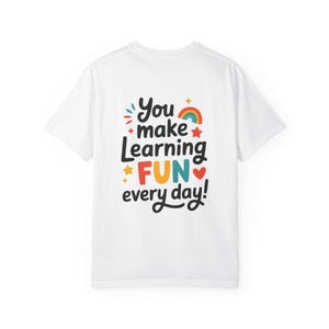 先生Tシャツ | 楽しい教室Tシャツ 画像 3