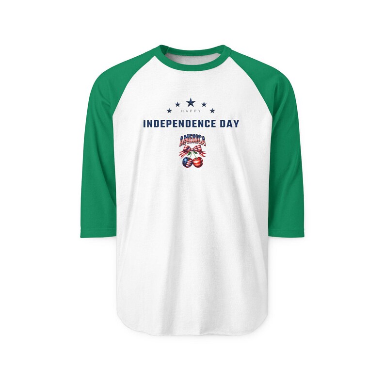 United States 250th Anniversary Raglan T shirt - Patriotic 3/4 Sleeve Baseball Tee image 12
