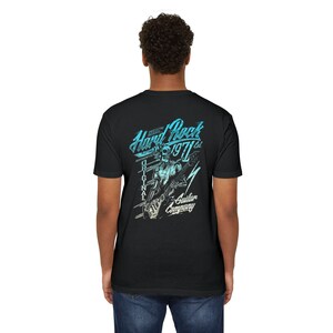 Hard Rock Guitar Skull 1971 T-shirt | Retro Rock Band Tee image 14