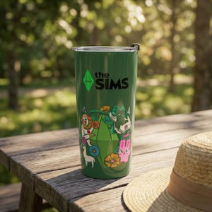 Copo térmico The Sims Plumbob Characters | 590ml (20oz) imagem 4