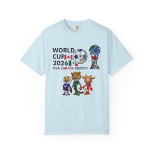 World Cup 2026 Mascots T-Shirt | USA Canada Mexico Soccer Tee image 12