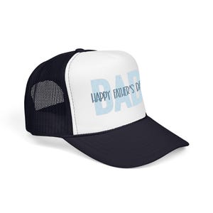 Father's Day Gift Foam Trucker Hat | Vintage Dad Badge image 19