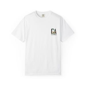 California Beach City graphic T-shirt | CA palm tree surf car design image 6