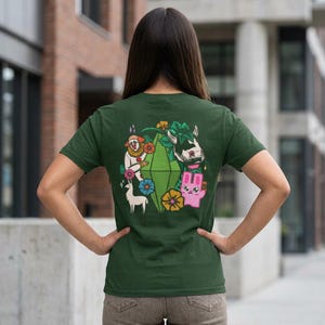 Camiseta de Plumbob de Los Sims / Criaturas Fantásticas, Diseño Floral, Camiseta para Videojuegos imagen 10