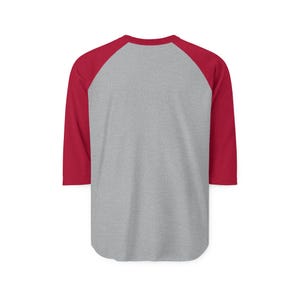 USA 250 Anniversary logo Raglan Shirt | American flag stars stripes image 15