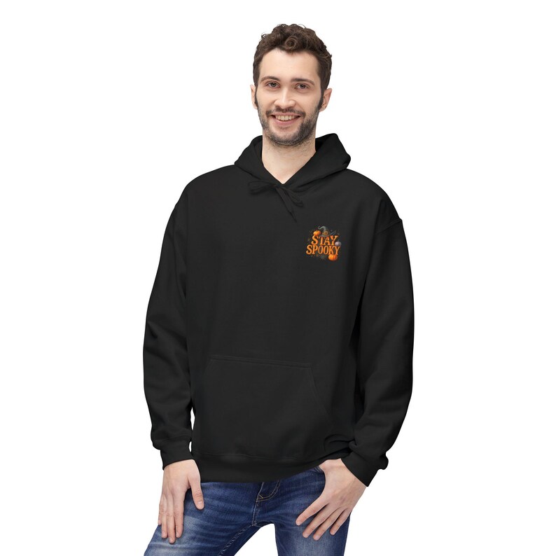 Halloween Boo Hoodie | Trick or Treat Pumpkin Spooky Design image 4