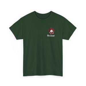 Basebollslagman grafisk t-shirt | Basebollspelare illustration, sporttröja bild 3