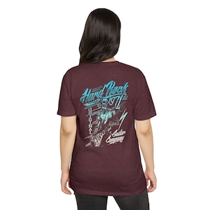 Hard Rock Guitar Skull 1971 T-shirt | Retro Rock Band Tee image 19