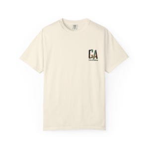 California Beach City graphic T-shirt | CA palm tree surf car design image 8