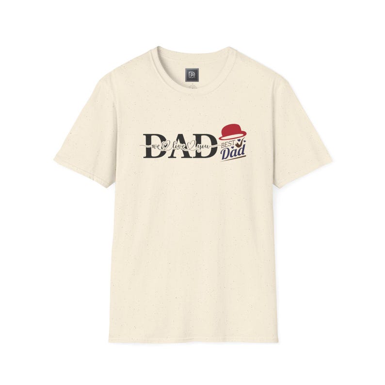 DAD T-Shirt | Happy Father's Day, Vintage Hat Graphic image 10