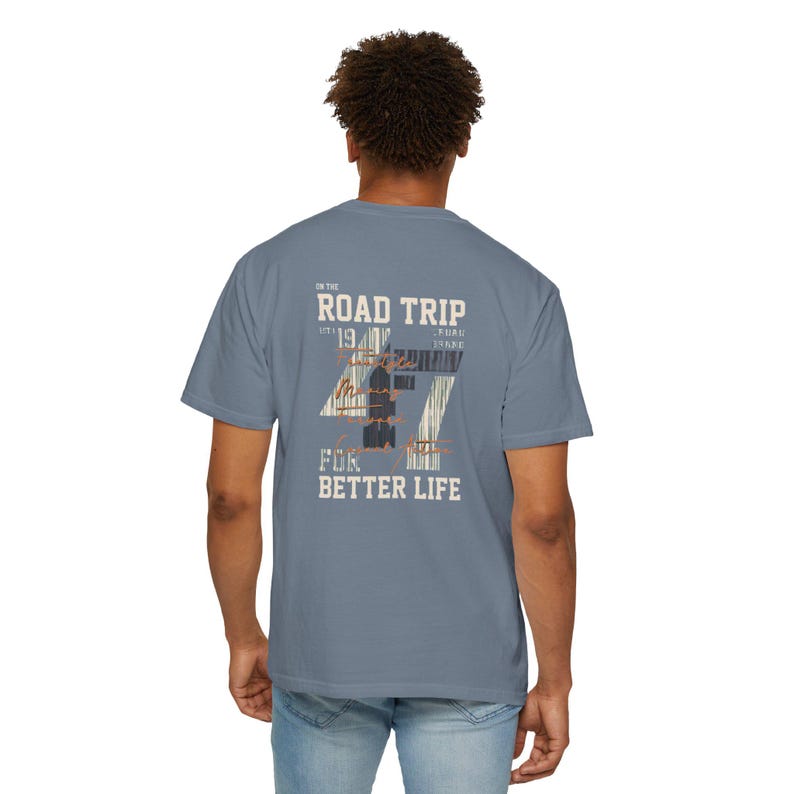 Road Trip Grafisk T-shirt | Vintage Kamerakollage, Tryck Baktill bild 9