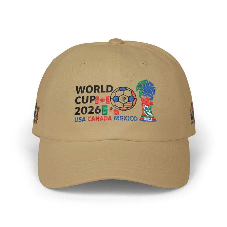 World Cup 2026 embroidered cap | USA Canada Mexico soccer tournament image 5