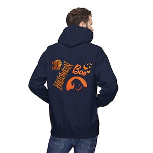 Halloween Boo Hoodie | Trick or Treat Pumpkin Spooky Design image 9
