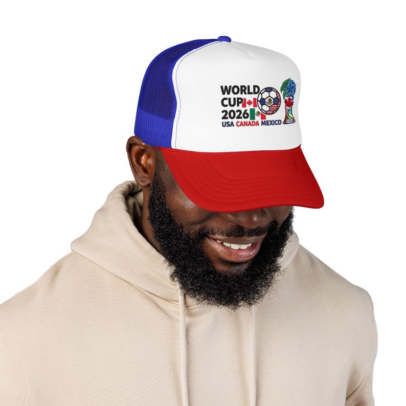Gorra trucker de espuma con el logo del Mundial de Fútbol 2026 / EE. UU., Canadá, México imagen 20