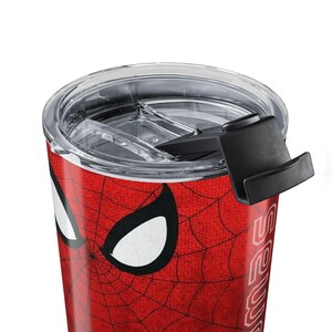 Tumbler met spinnenhoodie-illustratie | Gepersonaliseerde roestvrijstalen reisbeker van 590 ml afbeelding 9