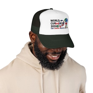 Gorra trucker de espuma con el logo del Mundial de Fútbol 2026 / EE. UU., Canadá, México imagen 19