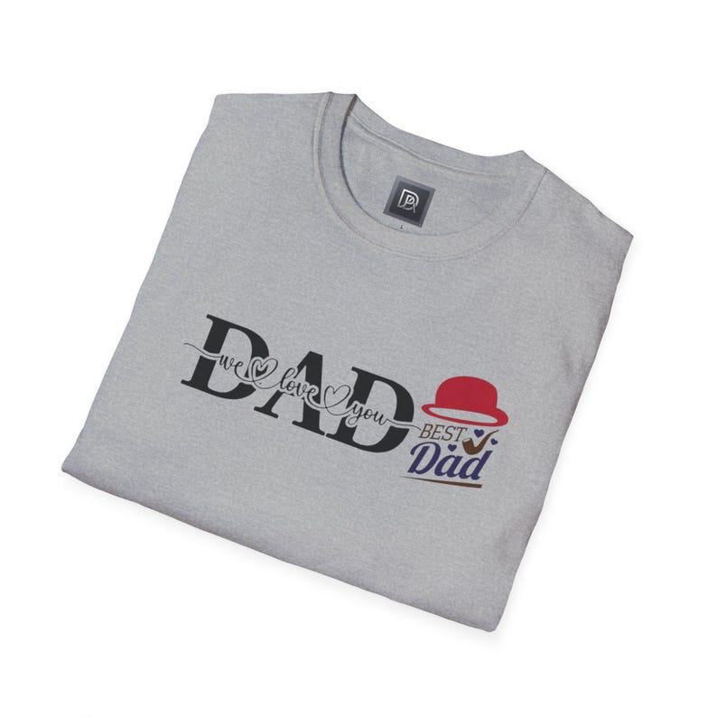 DAD T-Shirt | Happy Father's Day, Vintage Hat Graphic image 14