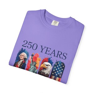 アメリカ建国250周年記念Tシャツ（1776年～2026年）｜愛国的な鷲、自由、国旗 画像 12