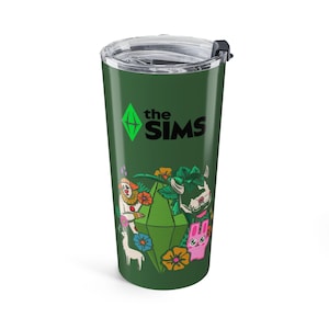 Bicchiere termico personalizzato The Sims Plumbob / Bicchiere da 20 oz per videogiochi immagine 5