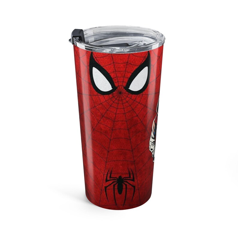 Tumbler met spinnenhoodie-illustratie | Gepersonaliseerde roestvrijstalen reisbeker van 590 ml afbeelding 7
