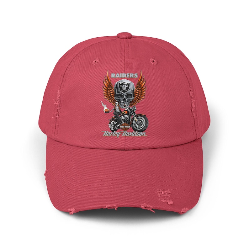Czapka Harley Davidson z bawełny w stylu vintage, sportowa czapka motocyklowa zdjęcie 5
