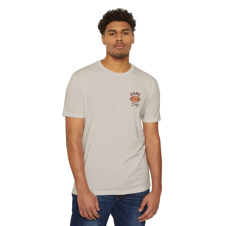 American Futboll T-shirt | Football Player Silhouette, Yo Amor ,Heart Accent image 11