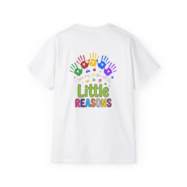 Colorful Handprints Little Reasons Tee | Kids Charity Awareness Shirt image 13