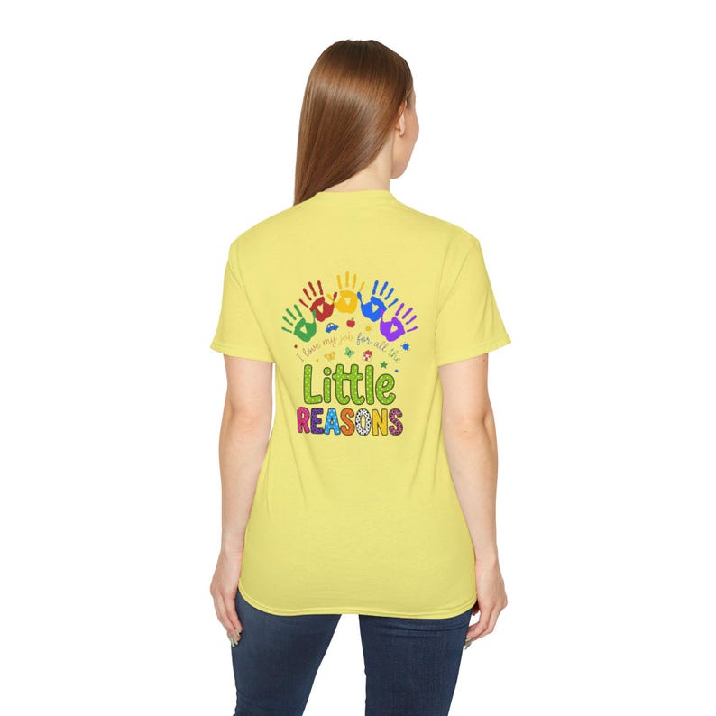 Colorful Handprints Little Reasons Tee | Kids Charity Awareness Shirt image 6