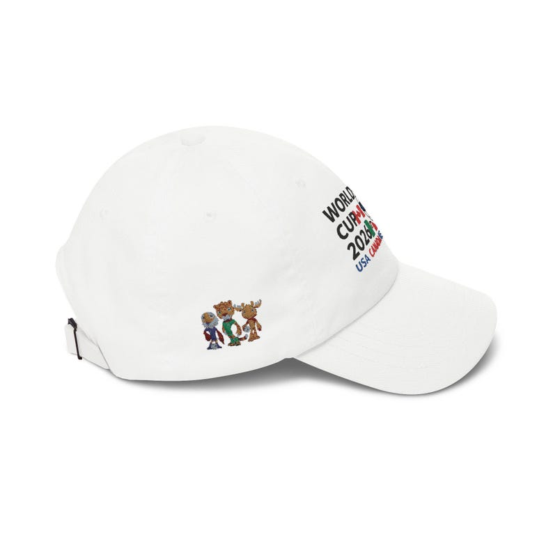 World Cup 2026 embroidered cap | USA Canada Mexico soccer tournament image 2