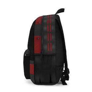 Personalized Vintage Harley Davidson Motorcycle Backpack | Skull Riders Graphic image 3