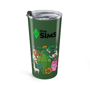 Bicchiere termico personalizzato The Sims Plumbob / Bicchiere da 20 oz per videogiochi immagine 4