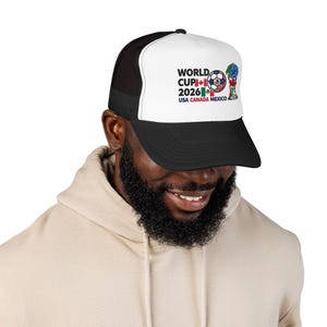 Gorra trucker de espuma con el logo del Mundial de Fútbol 2026 / EE. UU., Canadá, México imagen 18