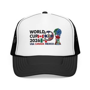 Gorra trucker de espuma con el logo del Mundial de Fútbol 2026 / EE. UU., Canadá, México imagen 6